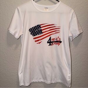 White 4th of July T-Shirt